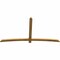 Ekena Millwork Bellingham Rough Sawn Timber Gable Bracket, Western Red Cedar, 96"W x 52"H x 2"D x 4"F, 13/12 Pitch GBW096X52X0204BEL00RWR - alternate 2